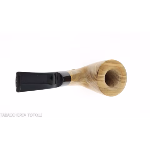 Aldo Velani pipa in legno d'ulivo forma Dublin curva - Pipe