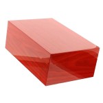 Gentili Caja humidificada para 40 puros, acabado rojo transparente. Ebanisteria Gentili Fabrizio Srl Humidor y Muestra Wipes