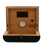 Gentili Befeuchtete Box für 20 Zigarren aus Kohlefaser und Leder - Zubehör Cigar