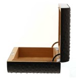 Gentili Befeuchtete Box für 20 Zigarren aus Kohlefaser und Leder - Zubehör Cigar