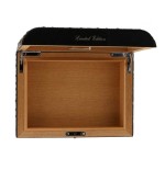 Gentili Befeuchtete Box für 20 Zigarren aus Kohlefaser und Leder - Zubehör Cigar