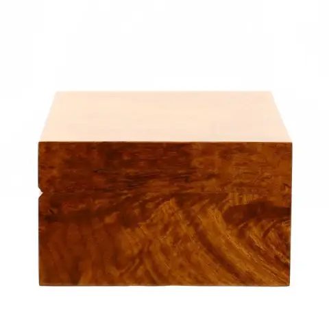 Gentili scatola umidificata per 20 sigari finitura amobina radica naturale - Accessori Per Sigari