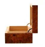 Gentili scatola umidificata per 20 sigari finitura amobina radica naturale - Accessori Per Sigari