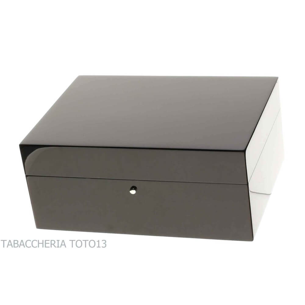 Gentili scatola umidificata per 20 sigari finitura nero lucido - Ebanisteria Gentili Fabrizio Srl Gentili scatola umidificata per 20 sigari finitura nero lucido - Ebanisteria Gentili Fabrizio Srl