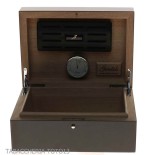 Gentili humidified box for 20 cigars with hygrometer, glossy black finish - Accessories Cigar - Wood