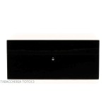 Gentili Caja humidificada para 20 puros con higrómetro, acabado negro brillante. - Accesorios Del Cigarro