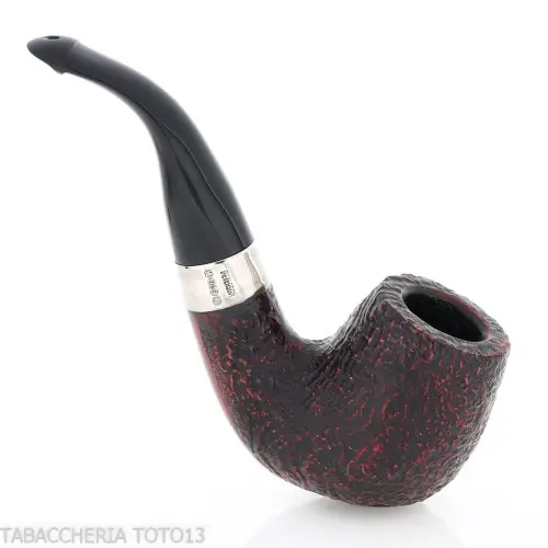 Pipe à lèvre en P sablée Peterson Sherlock Holmes Professor - Pipe Pour le Tabac - Racine naturelle