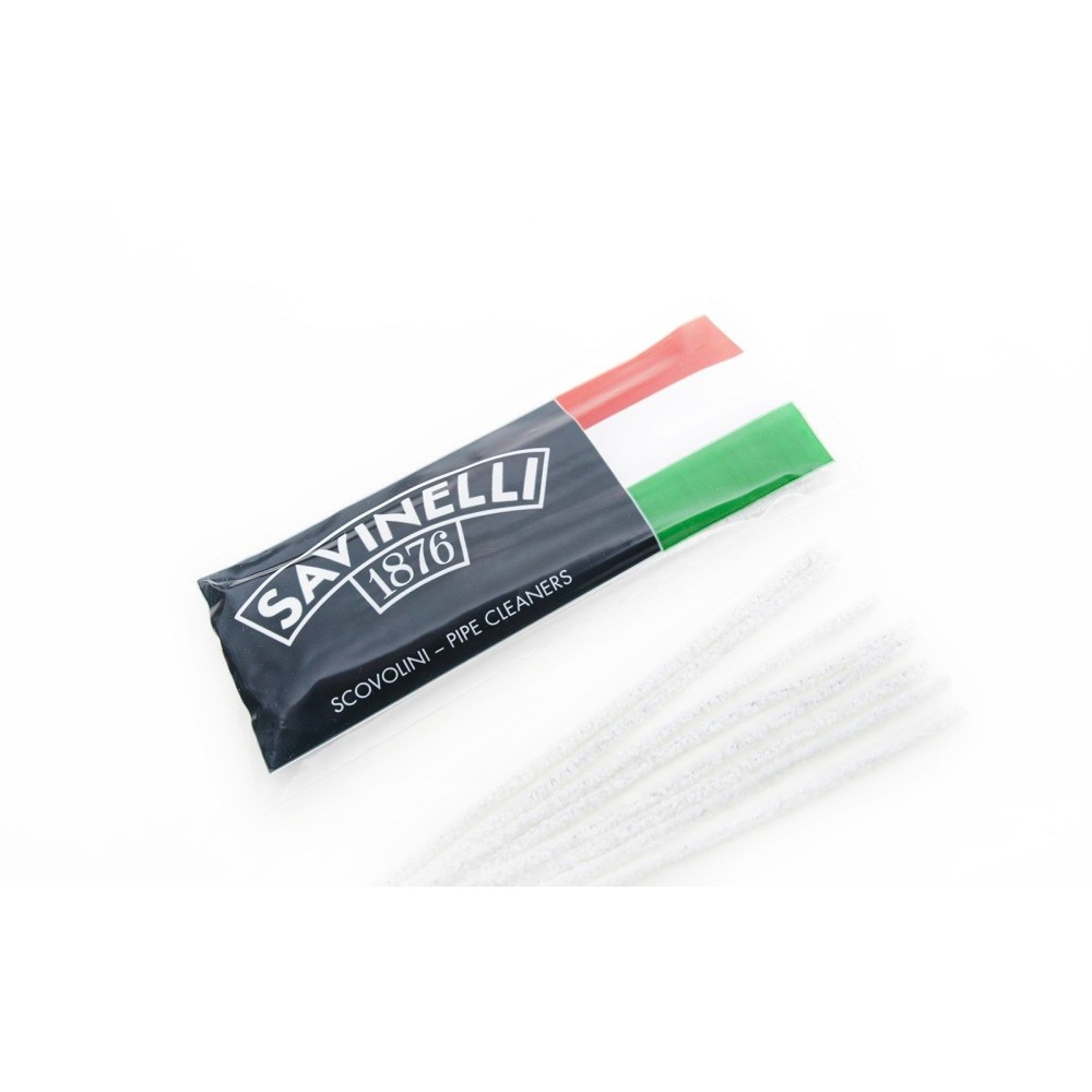 Smooth cylindrical pipe cleaners by Savinelli - Accessories for tobacco pipes