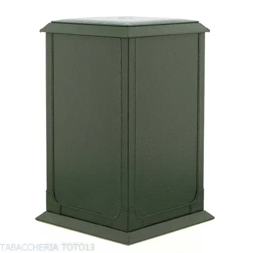 Cartujano vertikale Humidor grün Leder gefüttert - Zubehör Cigar