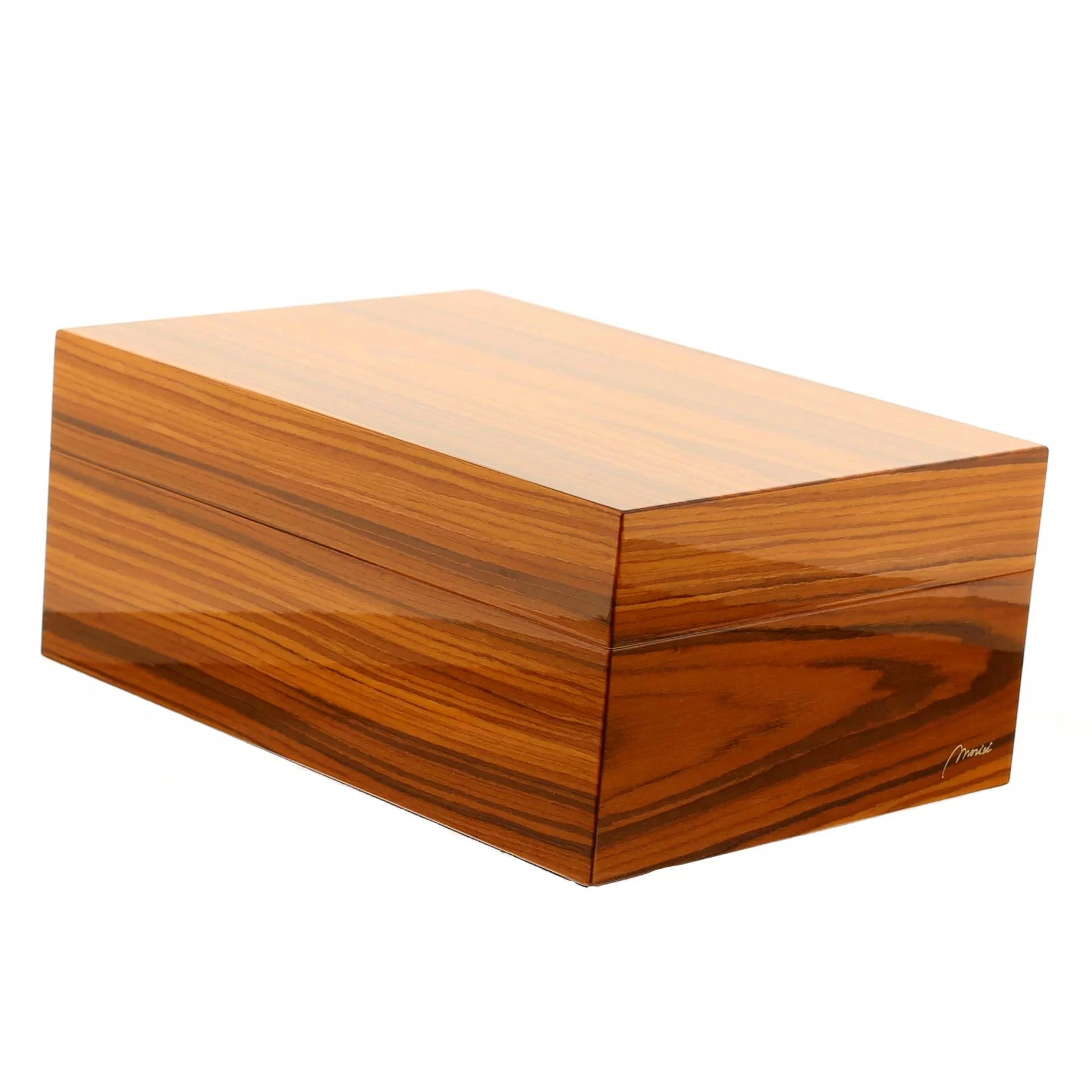 Humidor In Legno Di Cedro Nero Per 20 Sigari | LGV Shopping