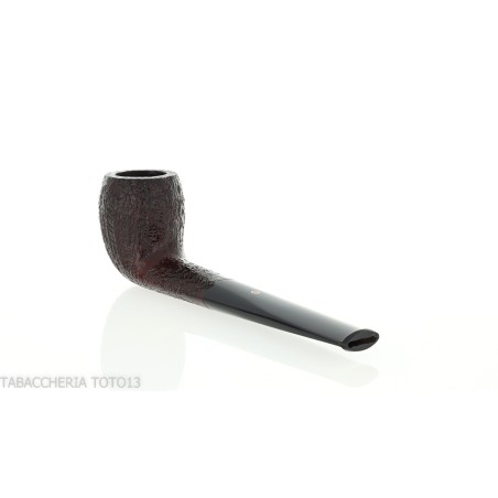 Pebble Grain Pipa de tabaco con forma de belga arenada oscura - Pipas de Tabaco