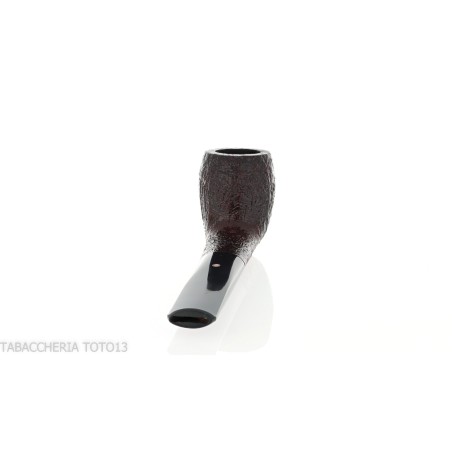 Pebble Grain Pipa de tabaco con forma de belga arenada oscura - Pipas de Tabaco