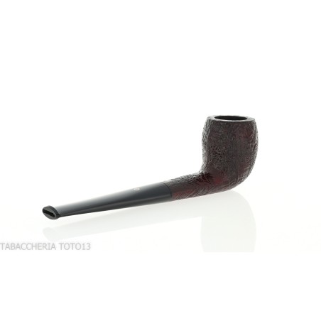 Pebble Grain Pipa de tabaco con forma de belga arenada oscura - Pipas de Tabaco