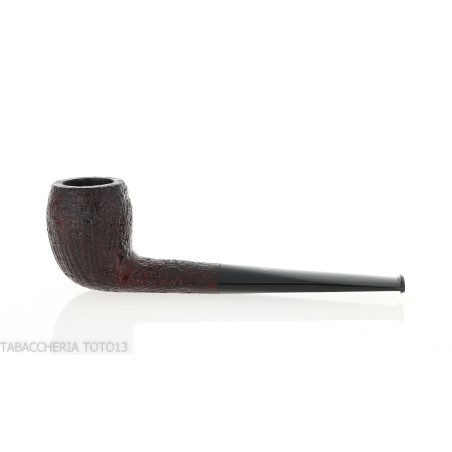 Pebble Grain Pipa de tabaco con forma de belga arenada oscura - Pipas de Tabaco