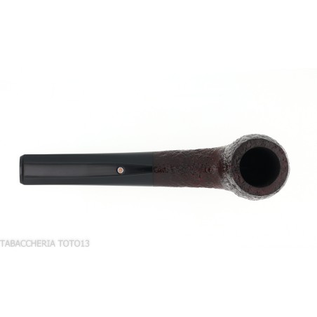 Pebble Grain Pipa de tabaco con forma de belga arenada oscura - Pipas de Tabaco