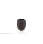 Pebble Grain Pipa de tabaco con forma de belga arenada oscura - Pipas de Tabaco