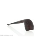 Pebble Grain Pipa de tabaco con forma de belga arenada oscura - Pipas de Tabaco