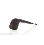 Pebble Grain Pipa de tabaco con forma de belga arenada oscura - Pipas de Tabaco