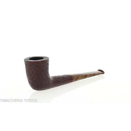 Ashton Brindle dark sandblasted Dublin shape pipe - William “Ashton” Taylor