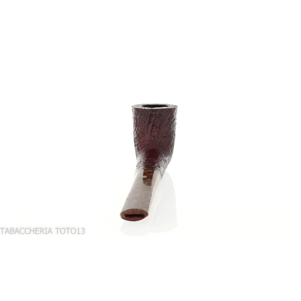 Ashton Brindle dark sandblasted Dublin shape pipe - William “Ashton” Taylor