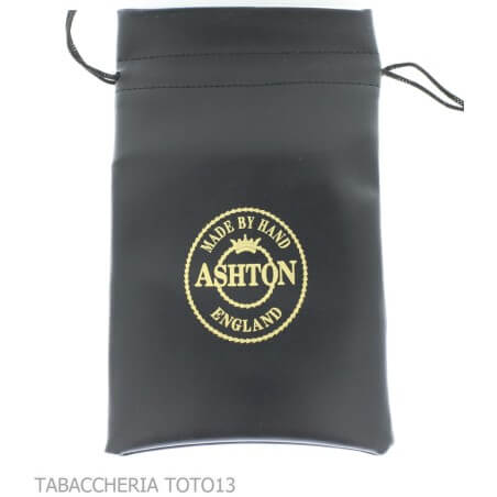 Ashton Brindle dark sandblasted Dublin shape pipe - William “Ashton” Taylor