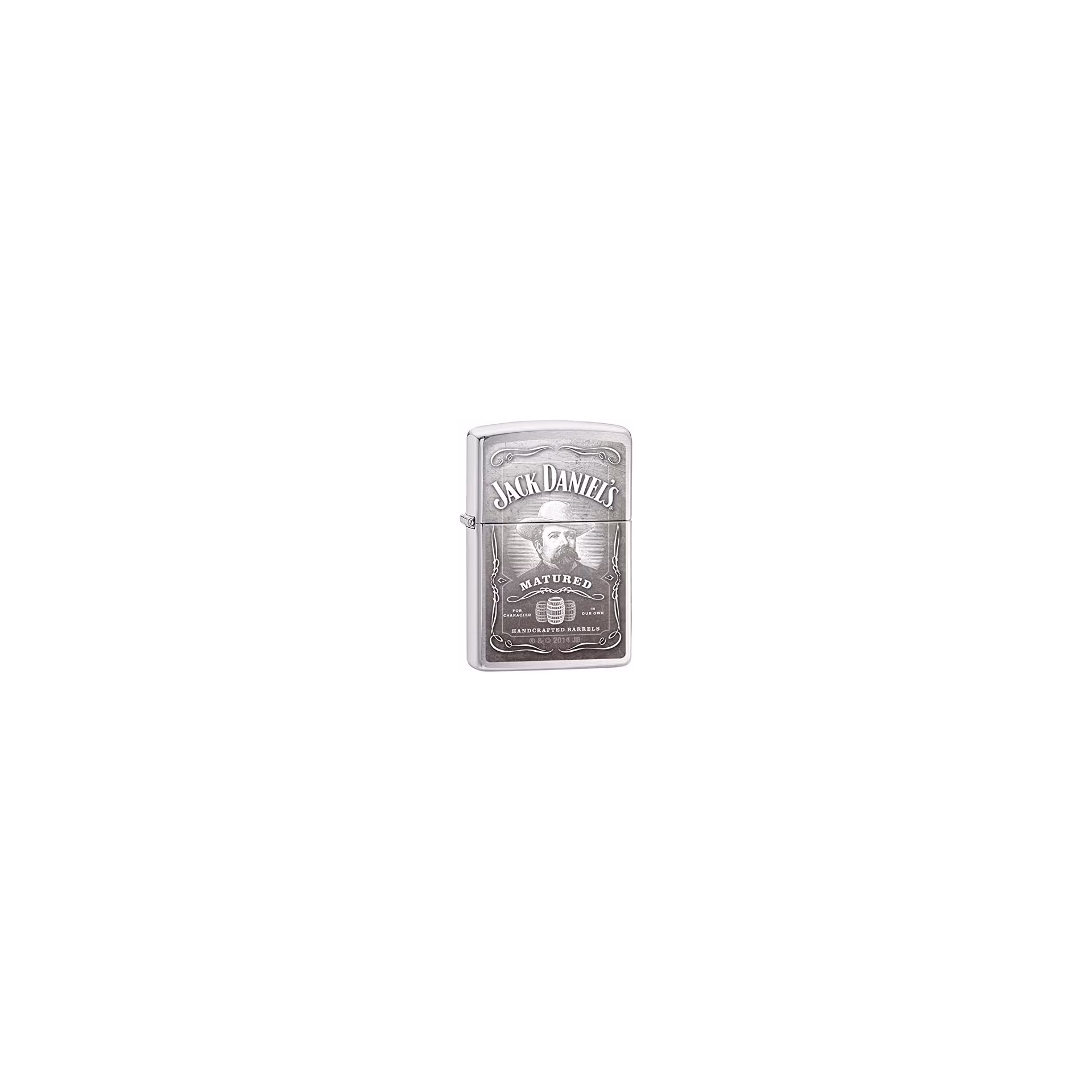 Zippo Jack Daniel's auf satiniertem Chrom - Feuerzeuge