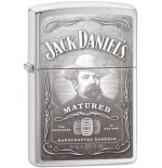 Zippo Jack Daniel's auf satiniertem Chrom - Feuerzeuge