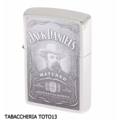 Zippo Jack Daniel's auf satiniertem Chrom - Feuerzeuge