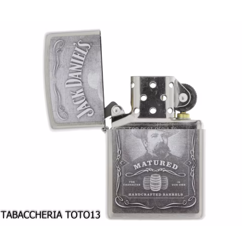 Zippo Jack Daniel's auf satiniertem Chrom - Feuerzeuge