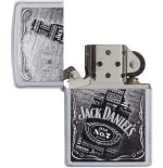 Zippo Jack Daniel's avec sérigraphie noir et blanc - Briquets