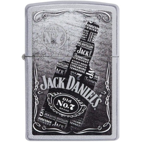 Zippo Jack Daniel's avec sérigraphie noir et blanc - Briquets