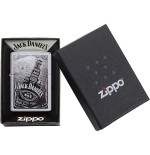 Zippo Jack Daniel's avec sérigraphie noir et blanc - Briquets