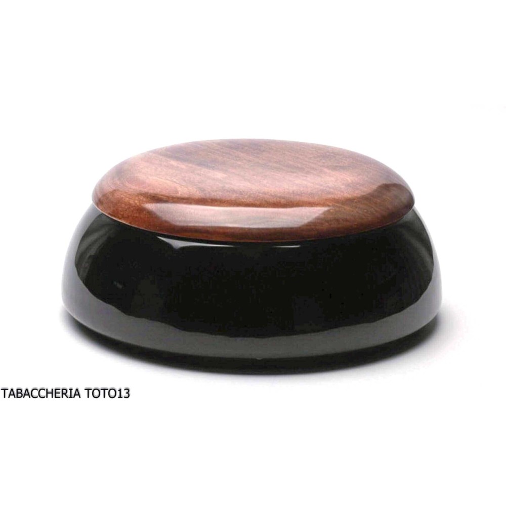 Arcadia vaso oscuro hermético bajo para guardar tabaco - Accesorios para pipas de tabaco