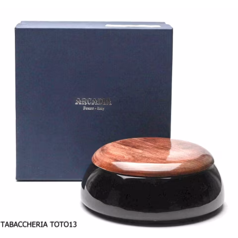Arcadia dark ceramic pottery vessel to keep tobacco - Accessories for tobacco pipes