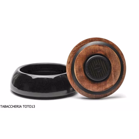 Arcadia dark ceramic pottery vessel to keep tobacco - Accessories for tobacco pipes