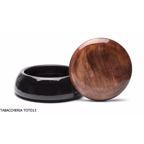 Arcadia dark ceramic pottery vessel to keep tobacco - Accessories for tobacco pipes