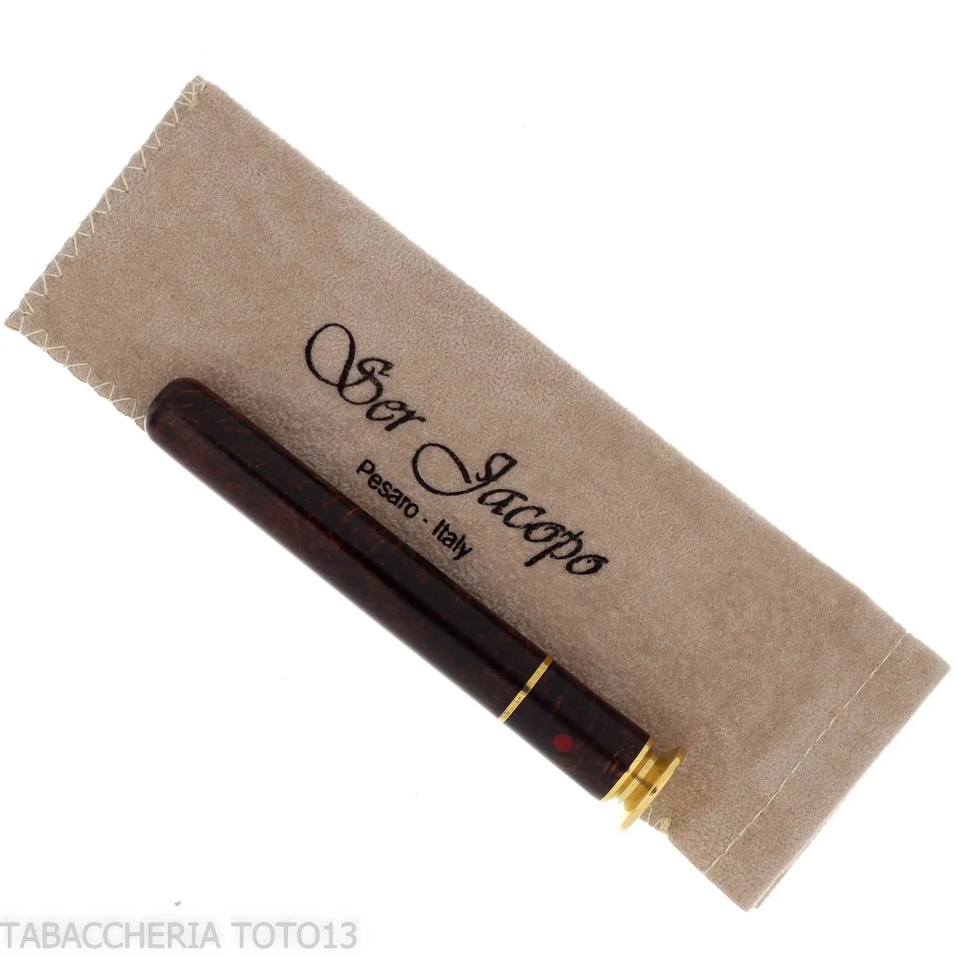 Ser Jacopo Tamper cubierto de brezo - Accesorios para pipas de tabaco Ser Jacopo Tamper cubierto de brezo - Accesorios para pipas de tabaco