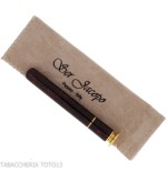 Ser Jacopo Tamper recouvert de bruyère - Accessoires pour pipes - Racine naturelle, Laiton