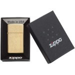 Zippo schlankes venezianisches poliertes Messing-Finish Zippo Zippo Feuerzeuge
