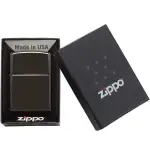 Zippo Ebony cromo nero scuro - Accendini