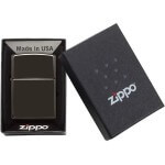 Zippo Ebony dunkelschwarzes Chrom Zippo Zippo Feuerzeuge