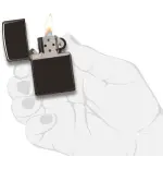 Zippo Ebony cromo nero scuro - Accendini