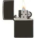 Zippo Ebony cromo nero scuro - Accendini