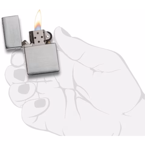 Zippo réplica 1935 cromo satinado - Alumbradores