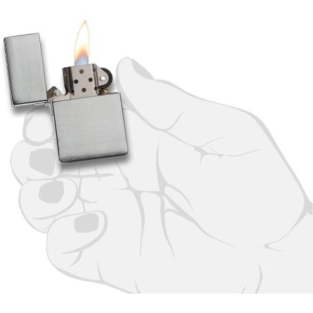 Zippo réplique 1935 chrome satiné - Briquets - Métal