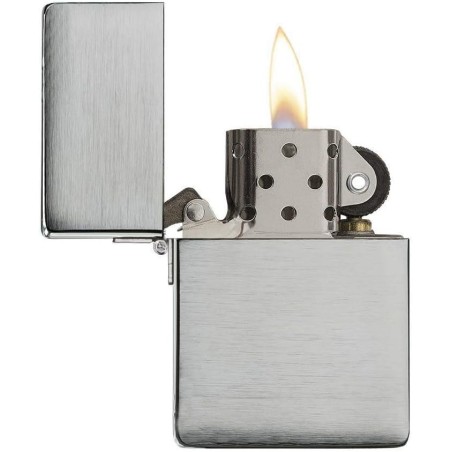 Zippo réplique 1935 chrome satiné - Briquets - Métal