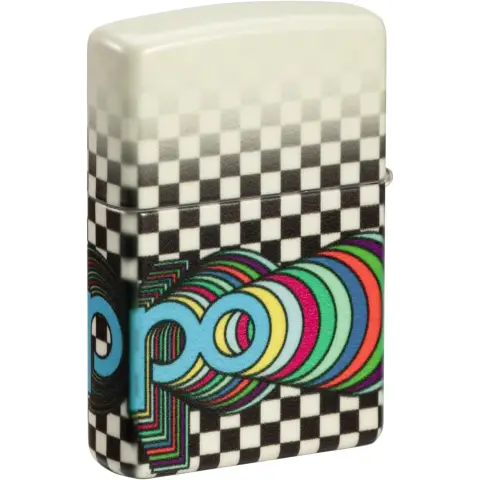 Zippo Glow Nostalgia Design 540 color - Lighters - Brass