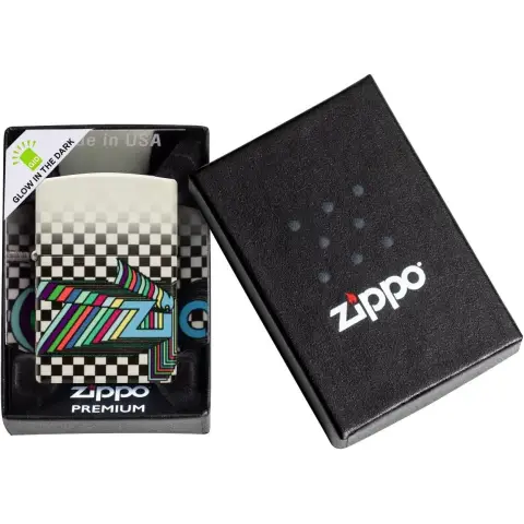 Zippo Glow Nostalgia Design 540 color - Lighters - Brass