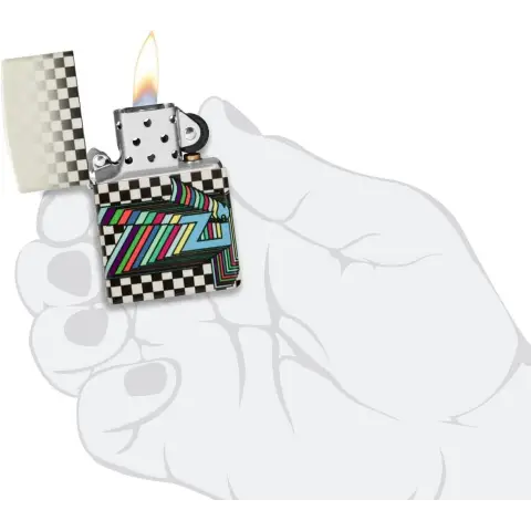 Zippo Glow Nostalgia Design 540 color - Lighters - Brass