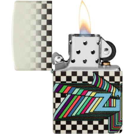 Zippo Glow Nostalgia Design 540 color - Zippo